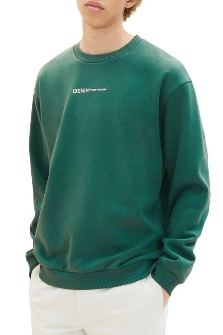 Sweat TOM TAILOR LOGO Green 4 Sweat TOM TAILOR LOGO Green – Image 2