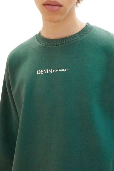 Sweat TOM TAILOR LOGO Green 3 Sweat TOM TAILOR LOGO Green