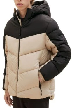 Doudoune TOM TAILOR CAPOT 2 Stone 11 Doudoune TOM TAILOR CAPOT 2 Stone -Hommes Mode Vêtements Magasin tt 25721 1