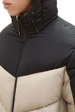 Doudoune TOM TAILOR CAPOT 2 Stone 10 Doudoune TOM TAILOR CAPOT 2 Stone -Hommes Mode Vêtements Magasin tt 25721 5