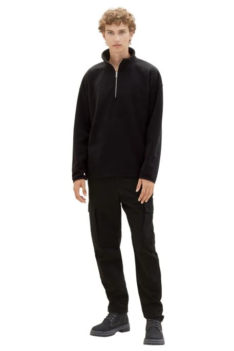 Sweat TOM TAILOR POLAIRE Black 3 Sweat TOM TAILOR POLAIRE Black