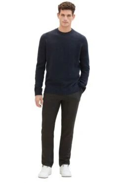 Pull TOM TAILOR CREW NECK Navy -Hommes Mode Vêtements Magasin tt 25913 4
