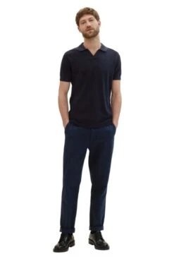 Polo TOM TAILORLinen Sky Blue 8 Polo TOM TAILORLinen Sky Blue -Hommes Mode Vêtements Magasin tt 26654 3