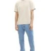 Tee Shirt TOM TAILOR BEIGE LEAVES