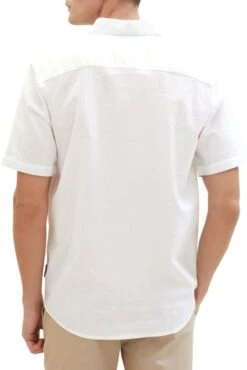 Chemise TOM TAILOR Pocket White