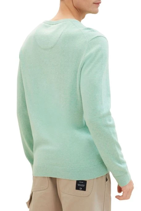Pull TOM TAILOR V-NECK Soft Jade 5 Pull TOM TAILOR V-NECK Soft Jade – Image 3