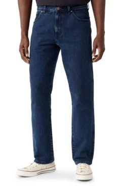 Jean WRANGLER TEXAS Coalblue -Hommes Mode Vêtements Magasin wrangler 112144746 2 2
