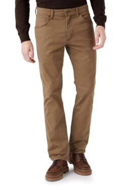 Pantalon WRANGLER GREENSBORO Teak -Hommes Mode Vêtements Magasin wrangler 1123 19 954 1