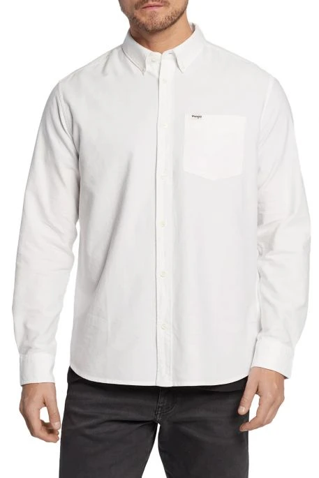 Chemise WRANGLER BUTTON White 3 Chemise WRANGLER BUTTON White