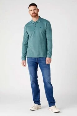 Polo WRANGLER REFINED Green 7 Polo WRANGLER REFINED Green -Hommes Mode Vêtements Magasin wrangler 112341119 4