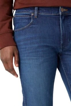 Jean WRANGLER GREENSBORO Greenfuzz -Hommes Mode Vêtements Magasin wrangler 112341413 3