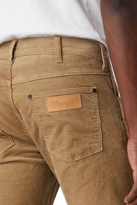 Pantalon En Velours WRANGLER GREENSBORO Lead Grey 4 Pantalon En Velours WRANGLER GREENSBORO Lead Grey – Image 2