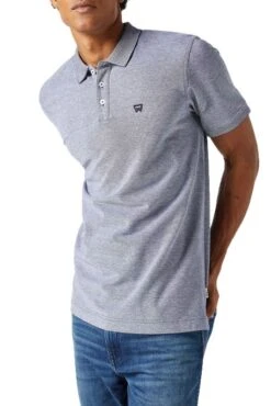 Polo WRANGLER REFINED MC Navy -Hommes Mode Vêtements Magasin wrangler 112350390 2