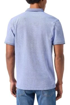 Polo WRANGLER REFINED MC Blue -Hommes Mode Vêtements Magasin wrangler 112350391 3