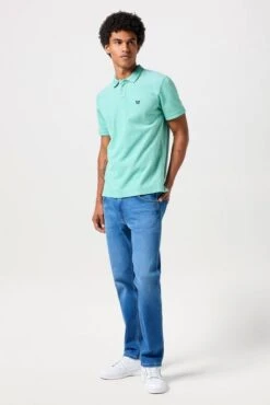 Polo WRANGLER REFINED MC Green -Hommes Mode Vêtements Magasin wrangler 112350393 1