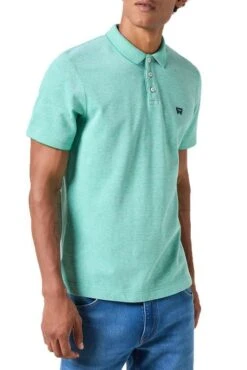 Polo WRANGLER REFINED MC Green -Hommes Mode Vêtements Magasin wrangler 112350393 2
