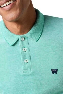 Polo WRANGLER REFINED MC Green -Hommes Mode Vêtements Magasin wrangler 112350393 4