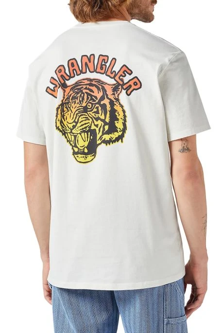 Tee Shirt WRANGLER GRAPHIC TEE Vintage White 3 Tee Shirt WRANGLER GRAPHIC TEE Vintage White