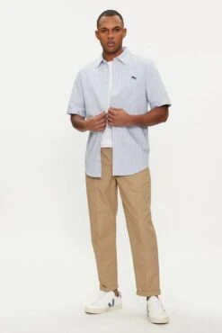 Chemise WRANGLER OXFORD Stripe Blue 9 Chemise WRANGLER OXFORD Stripe Blue -Hommes Mode Vêtements Magasin wrangler 112350486 1