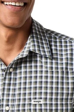 Chemise WRANGLER WESTERN In Olive 7 Chemise WRANGLER WESTERN In Olive -Hommes Mode Vêtements Magasin wrangler 112350581 3