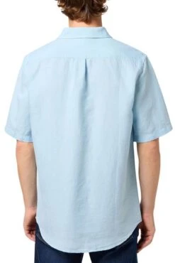 Chemise WRANGLER LIN Ciel -Hommes Mode Vêtements Magasin wrangler 112352188 3