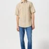 Chemise WRANGLER LIN In Taupe