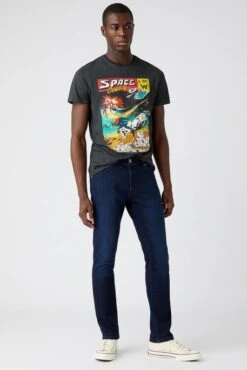 Jeans WRANGLER LARSTON Big Ease -Hommes Mode Vêtements Magasin wrangler w18s lr 29g 1