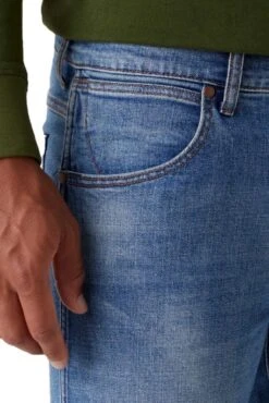 Jean WRANGLER LARSTON Blue Fever -Hommes Mode Vêtements Magasin wrangler w18s q8 92r 4