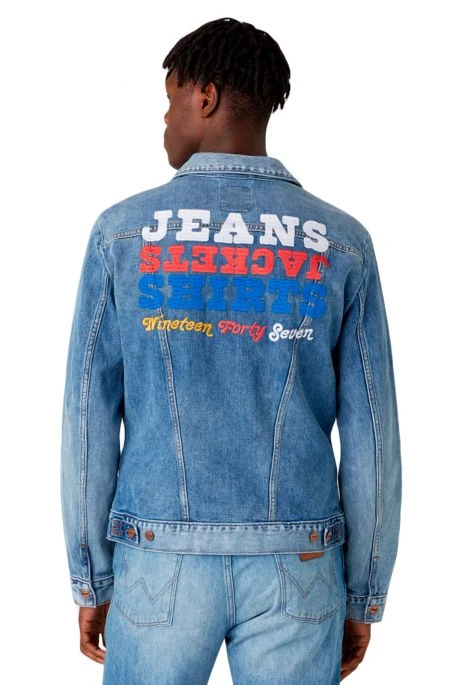 Blouson En Jean WRANGLER INDIGOOD ICONS The Wrider 3 Blouson En Jean WRANGLER INDIGOOD ICONS The Wrider