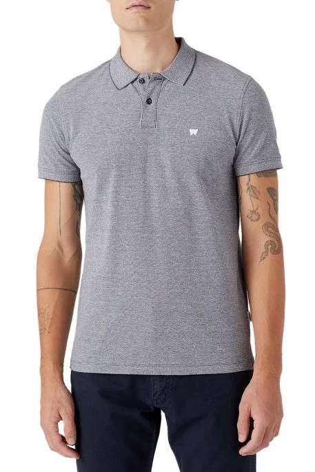 Polo WRANGLER REFINED Black 4 Polo WRANGLER REFINED Black – Image 2