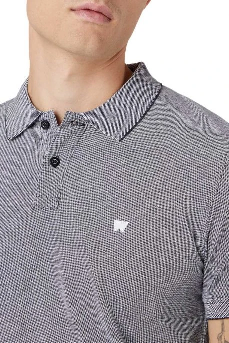 Polo WRANGLER REFINED Black 5 Polo WRANGLER REFINED Black – Image 3