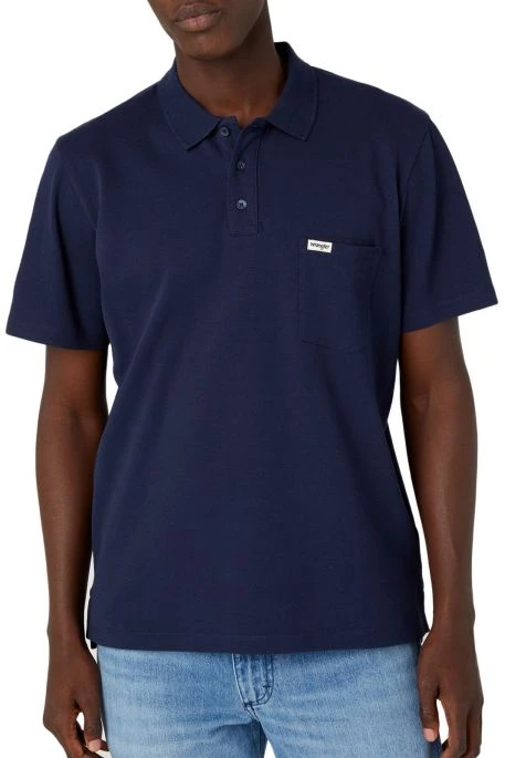 Polo WRANGLER POCKET Navy 3 Polo WRANGLER POCKET Navy